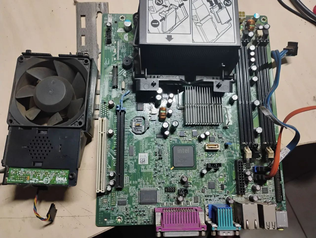 Kit Placa Mãe 775 DDR3 Dell Optplex 780 + Core 2 Duo e8400  - Foto 3