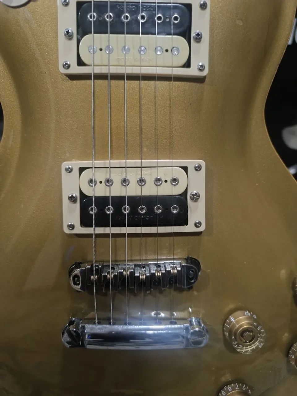 Walczak Lespaul Goldtop com Case e Upgrades  - Foto 4