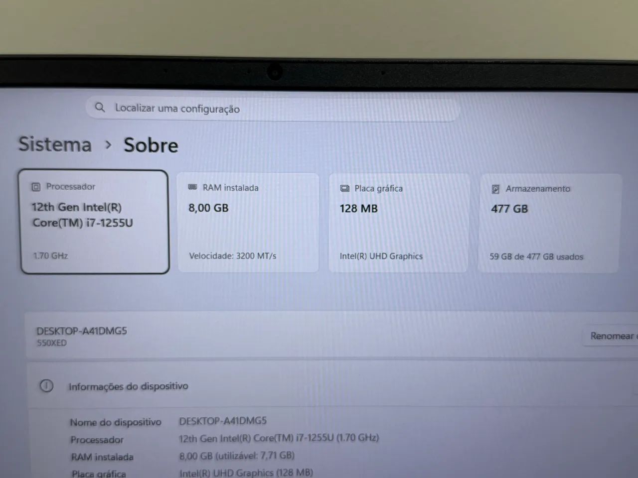 Vendo notebook Samsung Book 2 Core i7 12a geração  - Foto 5