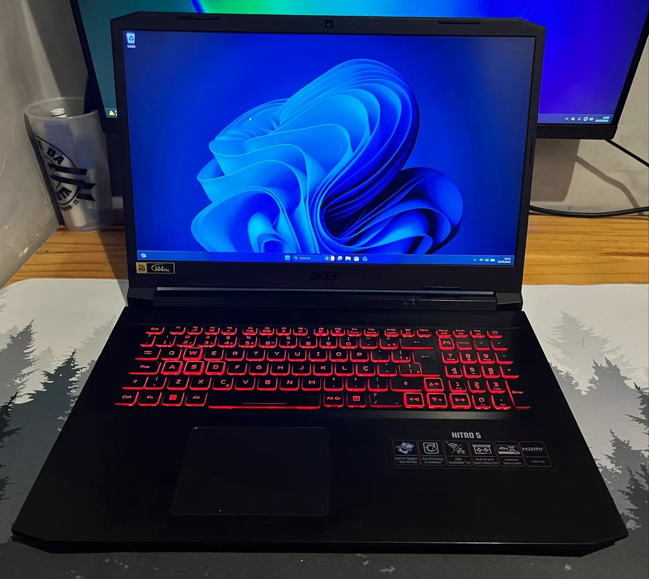 Notebook Gamer - RTX 3050 - I7 11° geração - Tela 17,3" - Foto 2