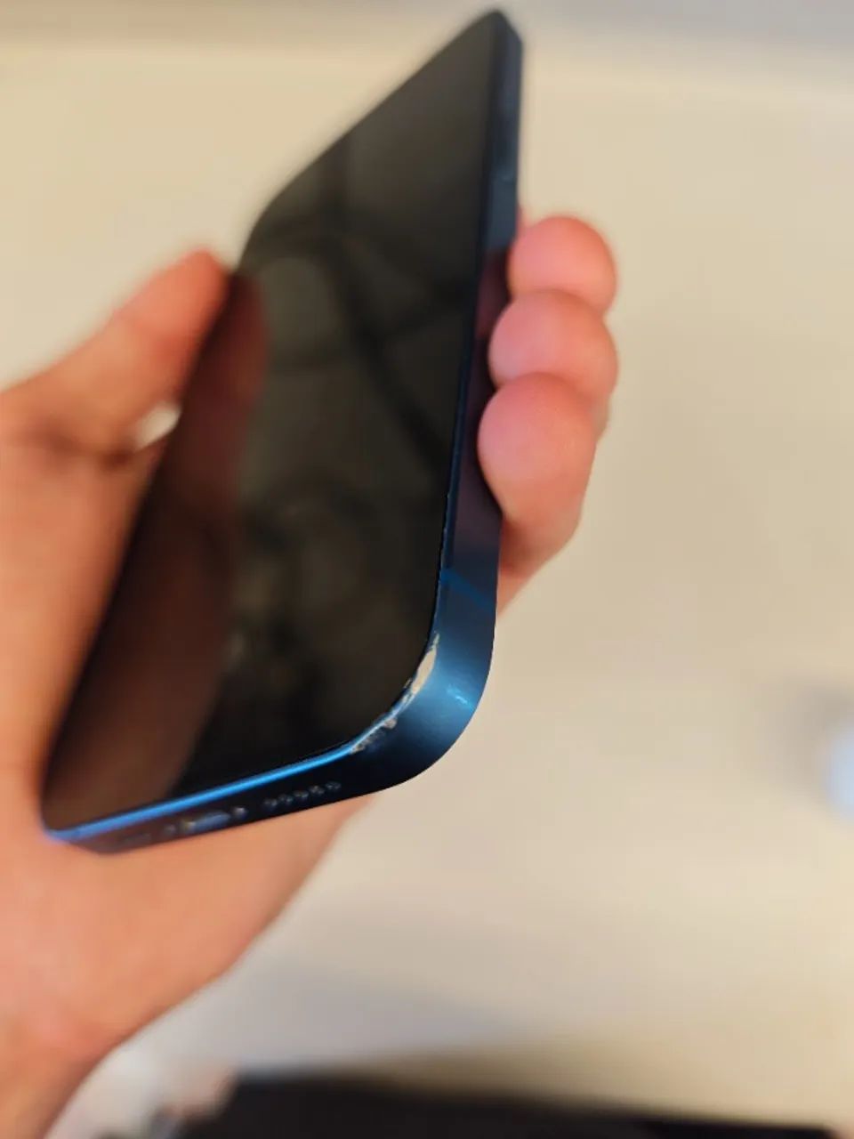 iPhone 13 Azul 128GB Bateria Nova 100% com Caixa e Cabo - Foto 2