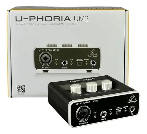 Interface de Áudio Behringer U-Phoria UM2