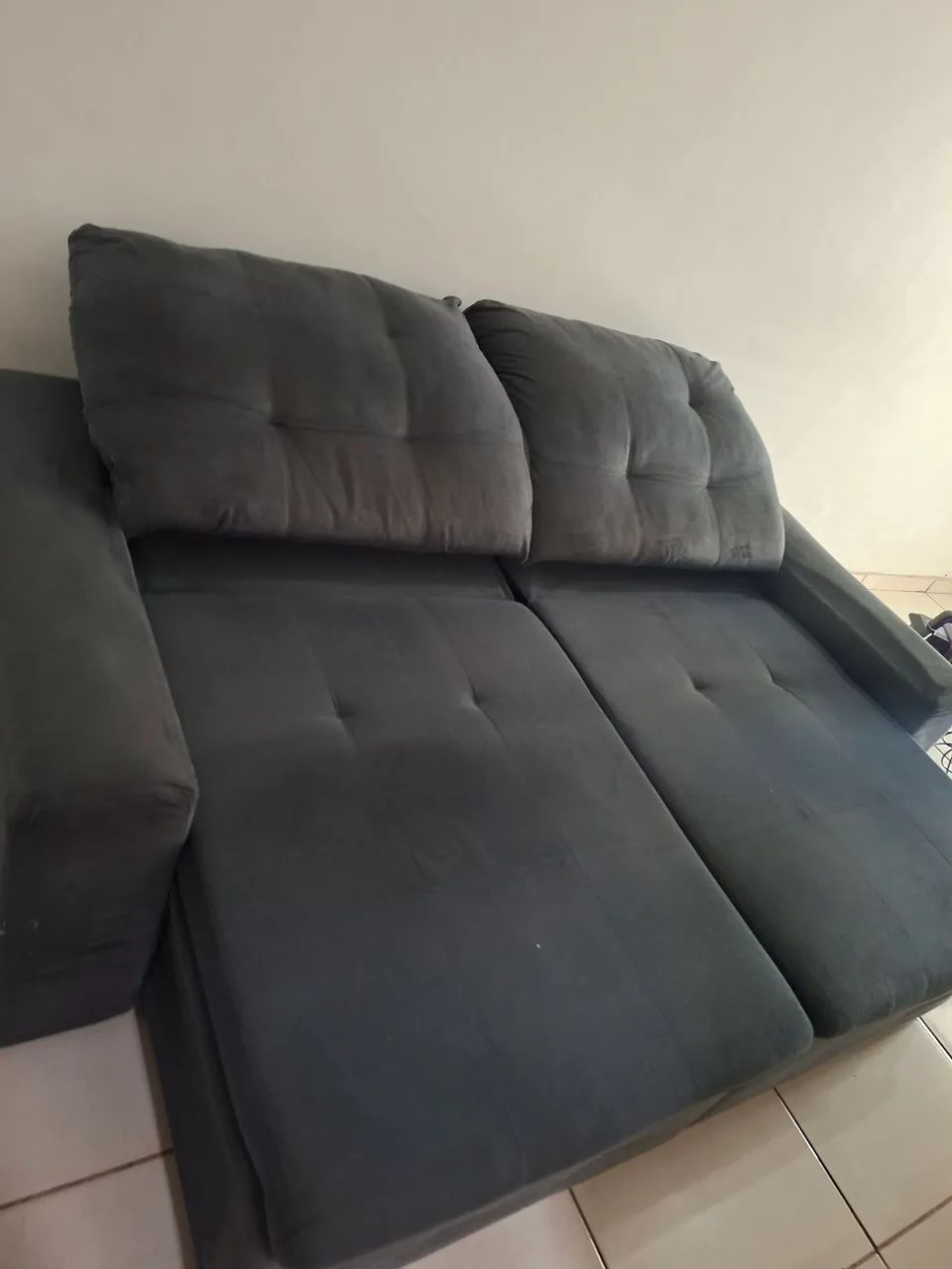 Limpeza de estofado com extratora profissional. - Foto 4