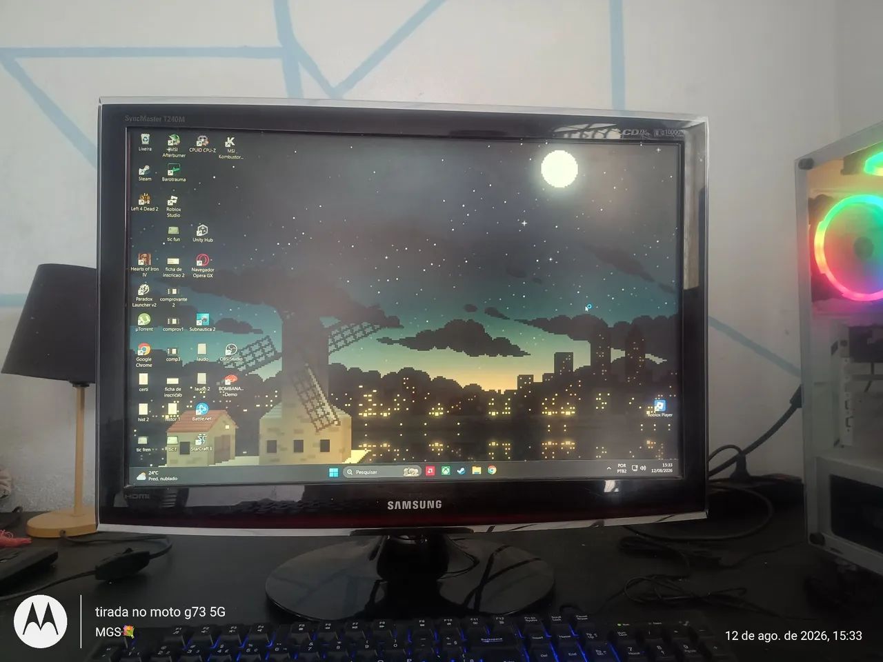 Monitor/tv Samsung 24pol  - Foto 2