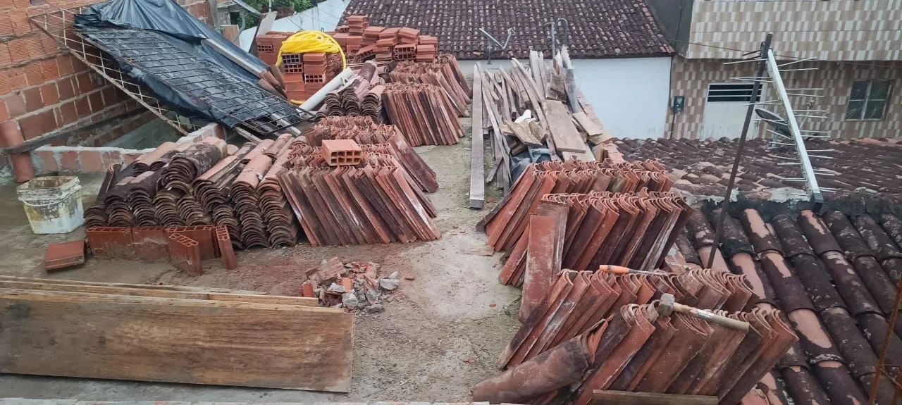 Telhas em ótima conservação 