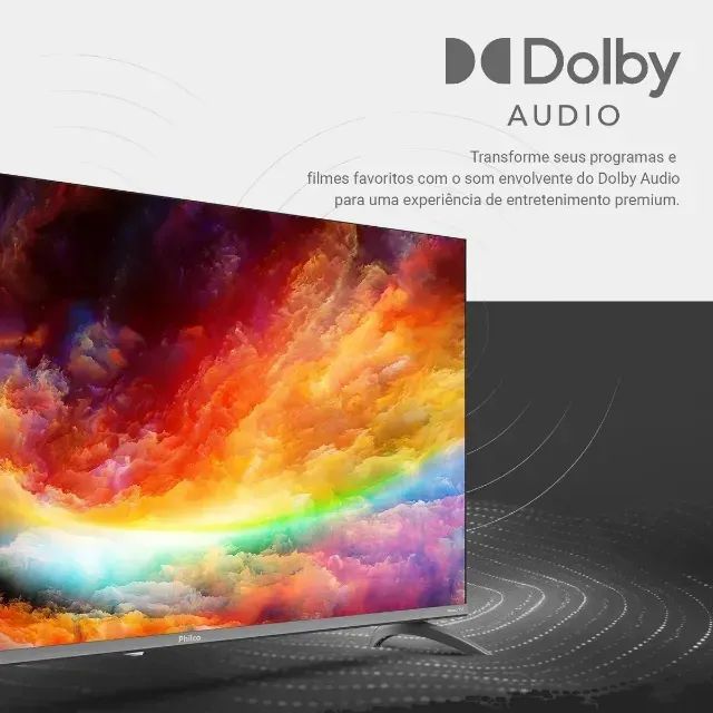 Smart TV Philco 50" Polegadas 4K UHD Roku TV HDR10 Dolby Audio WiFi P50CRB - Foto 5