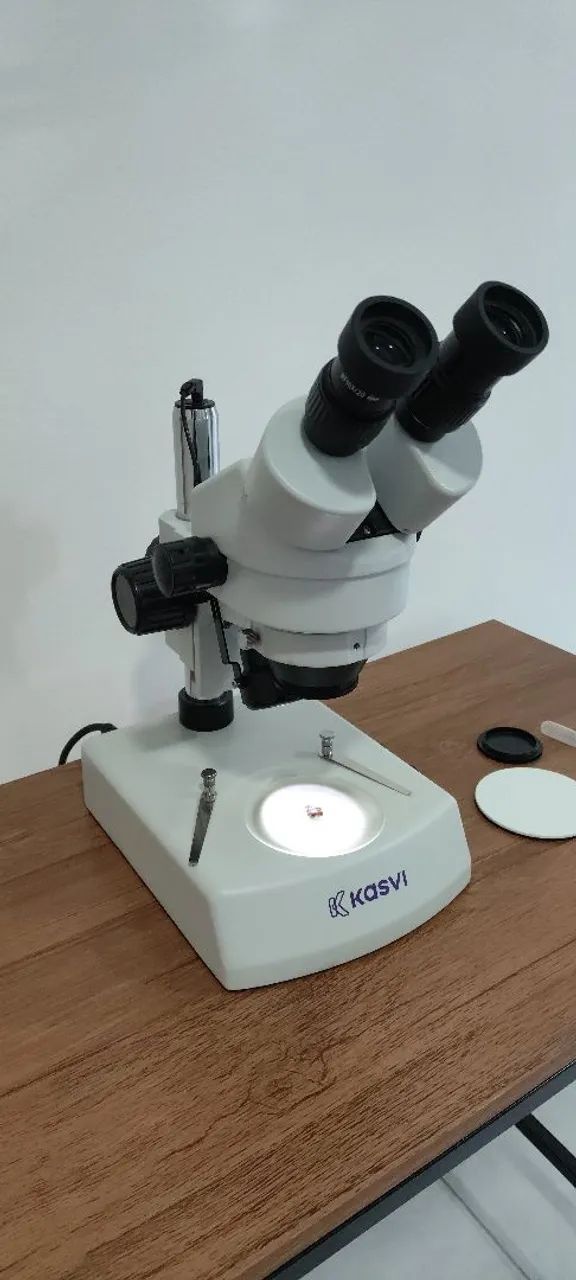 Microscópio estereomicroscópio Binocular com Zoom 180X profissional