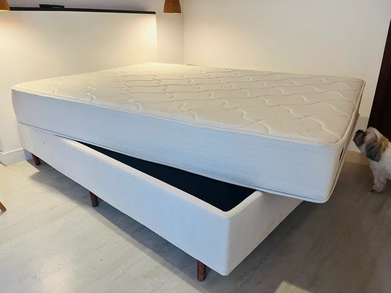 Cama box semi nova Umaflex Alta qualidade - Foto 5