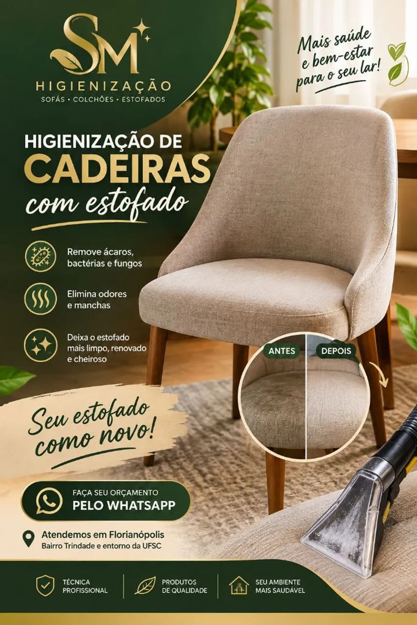 Higienização de sofás,  poltronas e cadeiras - Foto 2