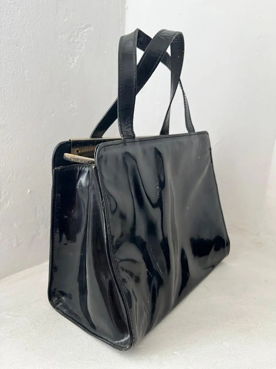 Bolsa Tote Verniz Preta, Carrano  - Foto 4