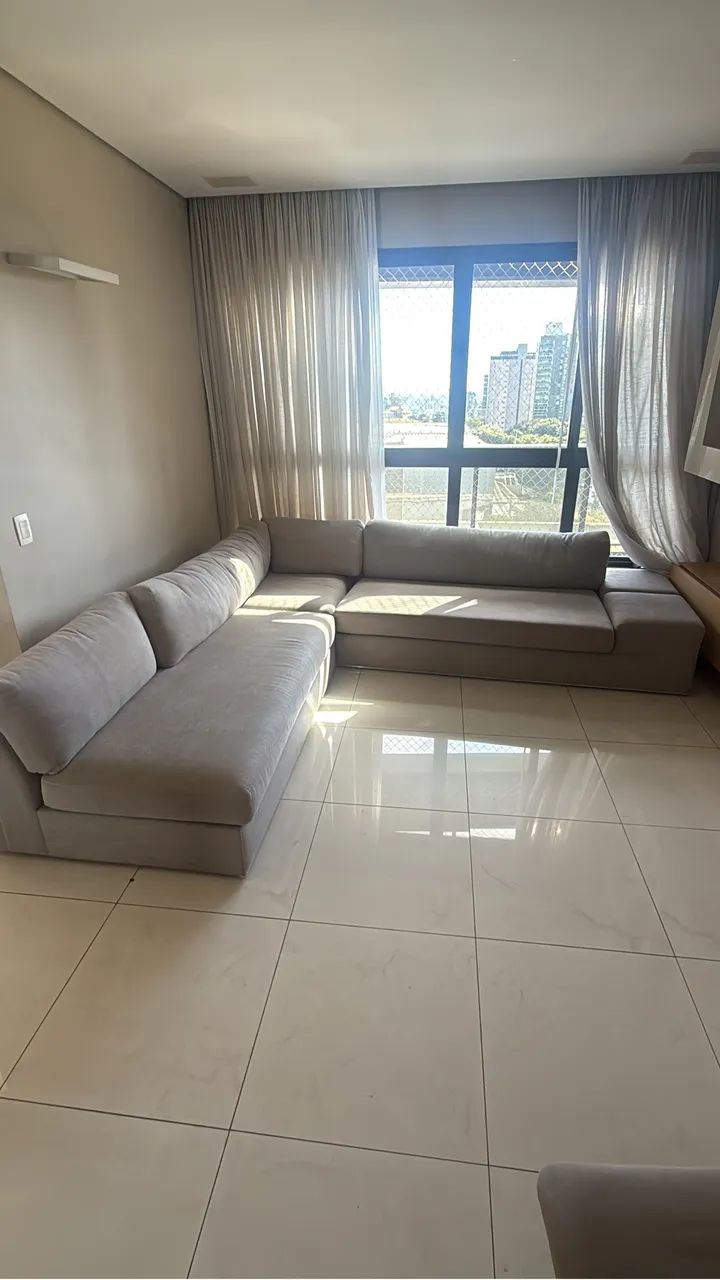 Sofá em L Moderno - Excelente Estado | 2,74 x 1,92 m