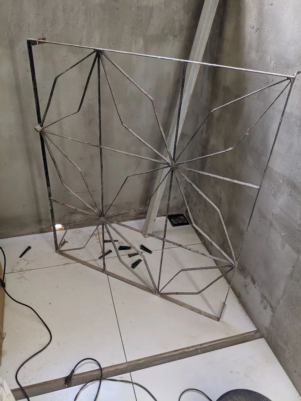 Grade de ferro para janela