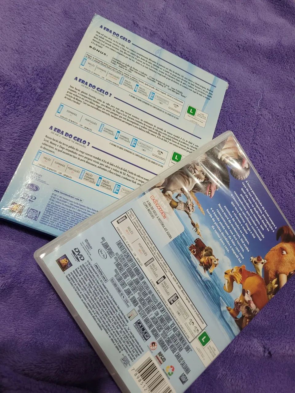 DVD A ERA DO GELO 1,2, 3 E 4 - Foto 2