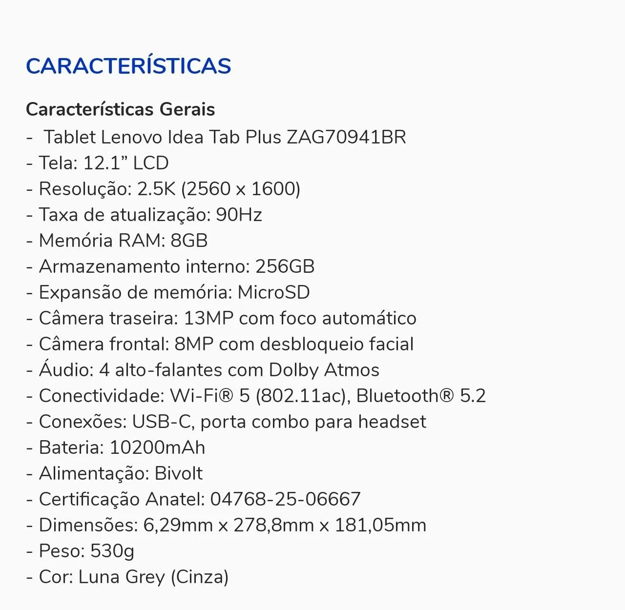 Tablet Lenovo Idea Tab Plus  - Foto 5
