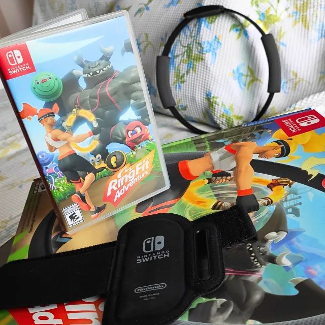 Jogo P/ Nintendo Switch Ring Fit Adventure Original Na Caixa
