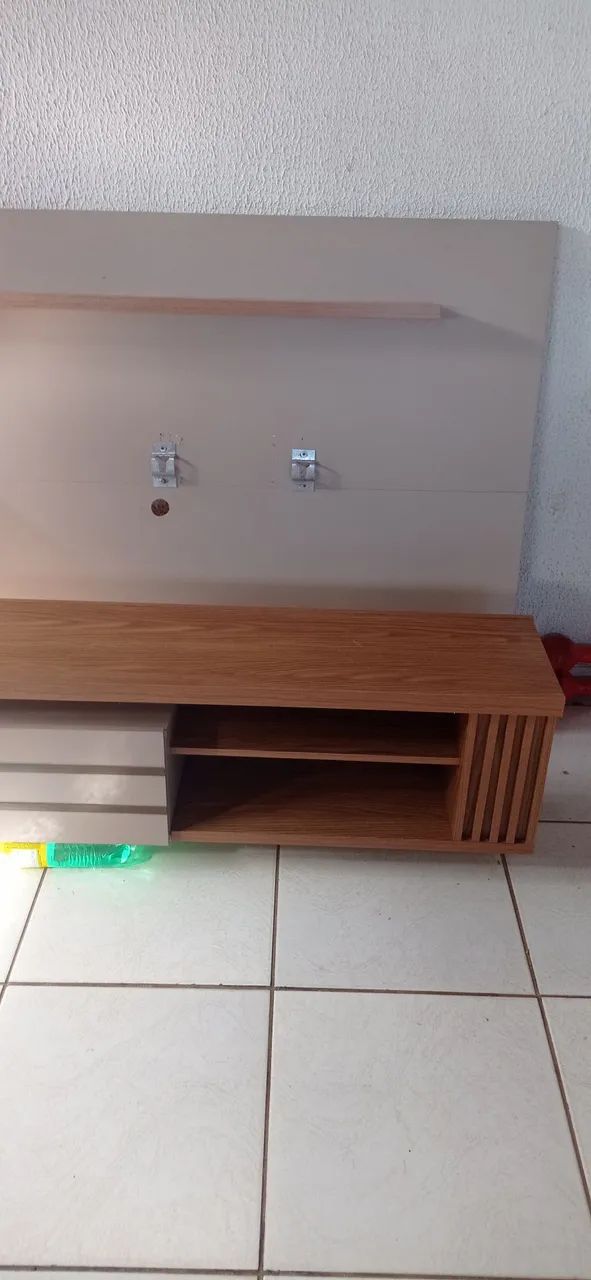 Painel para tv rack suspenso - Foto 5