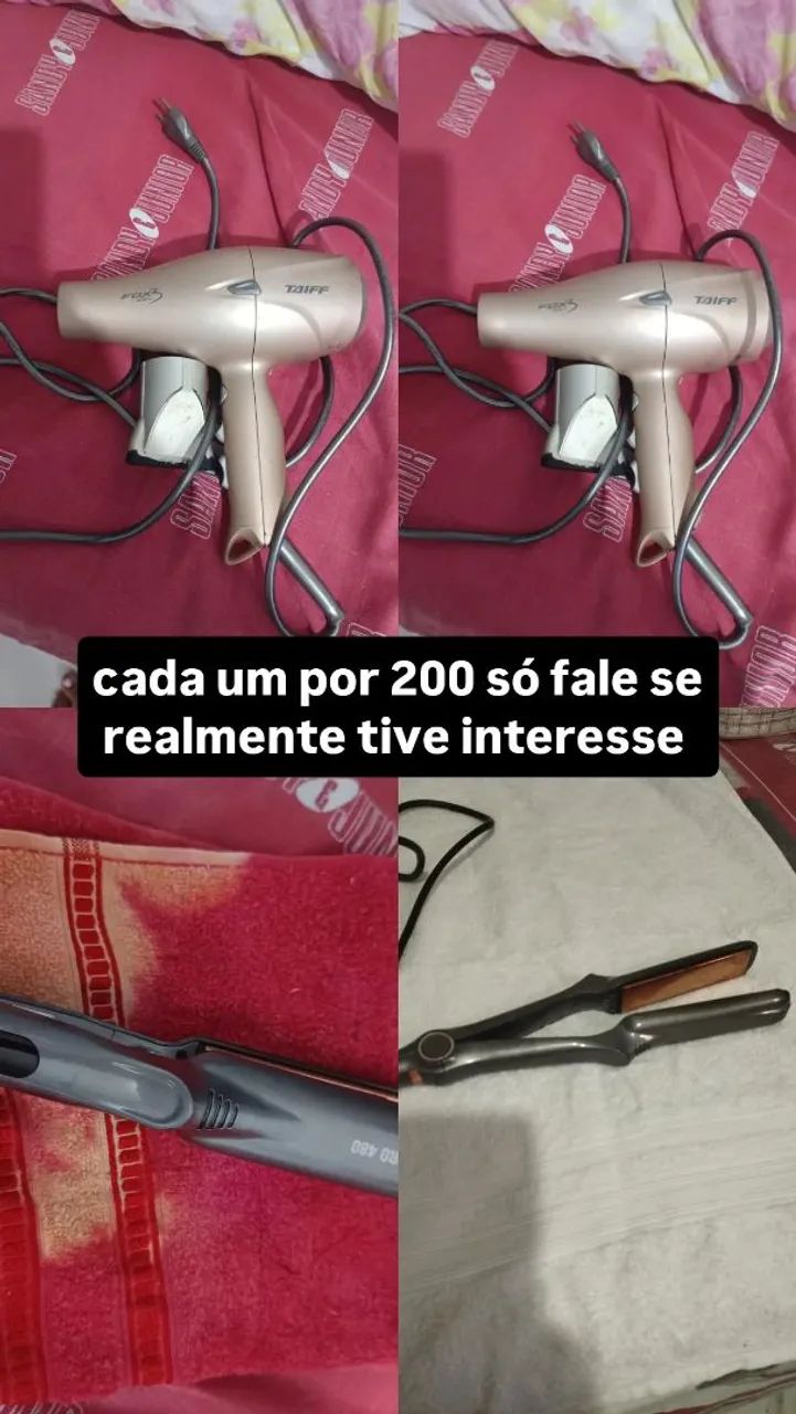 secador e chapinha 