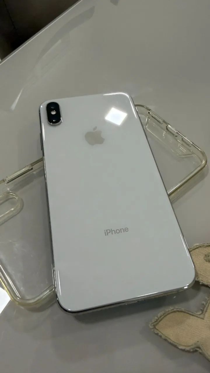 iPhone XS Max 256GB Prata - Com caixa e carregador - Foto 2
