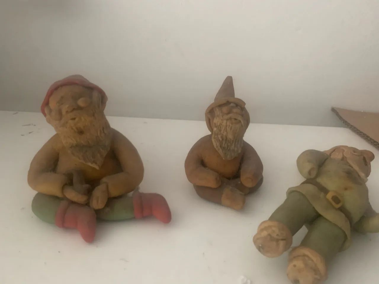 Três duendes antigos artesanato