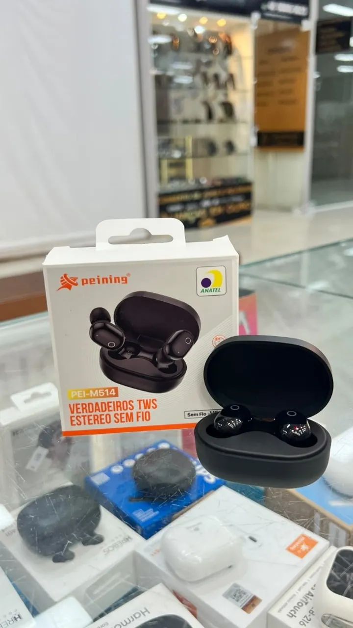 FONE DE OUVIDO BLUETOOTH TWS PEINING PEI-M514 