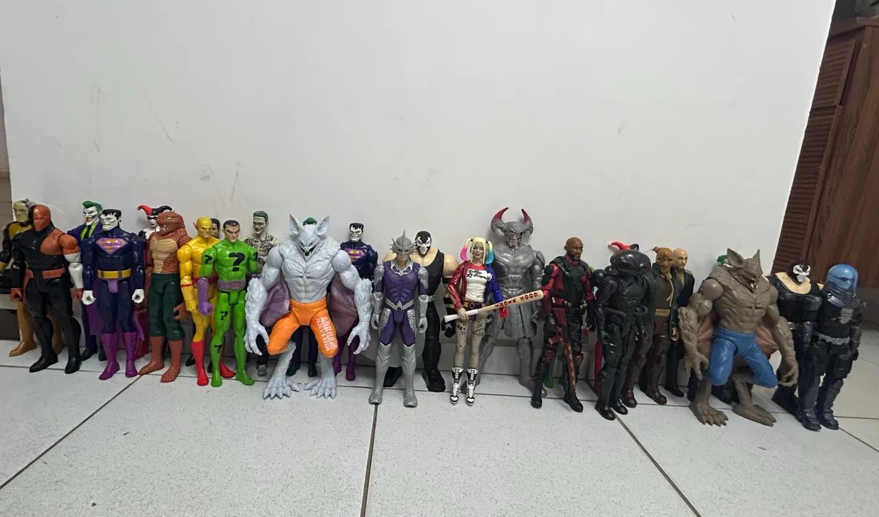 Super coleção bonecos Marvel & Dc Comics 30cm Raros - Foto 3