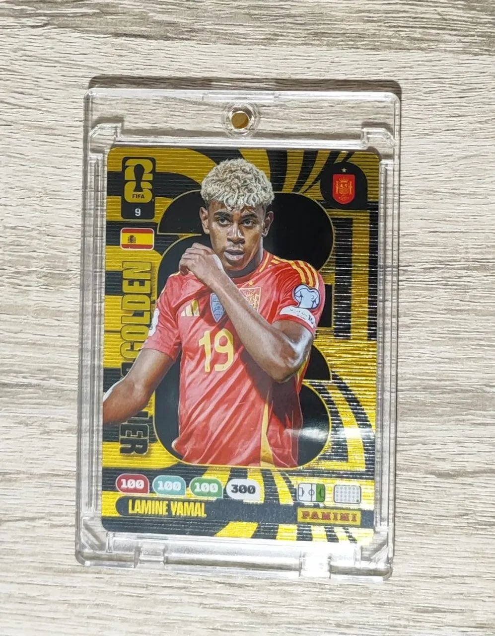 Card Golden Baller Adrenalyn Lamine Yamal
