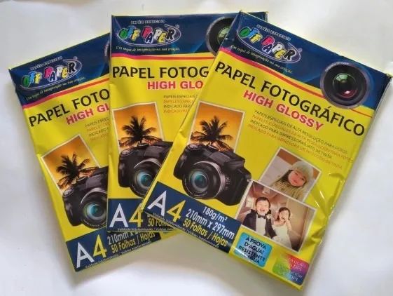 PAPEL FOTOGÁFICO 50 FLS 180G
