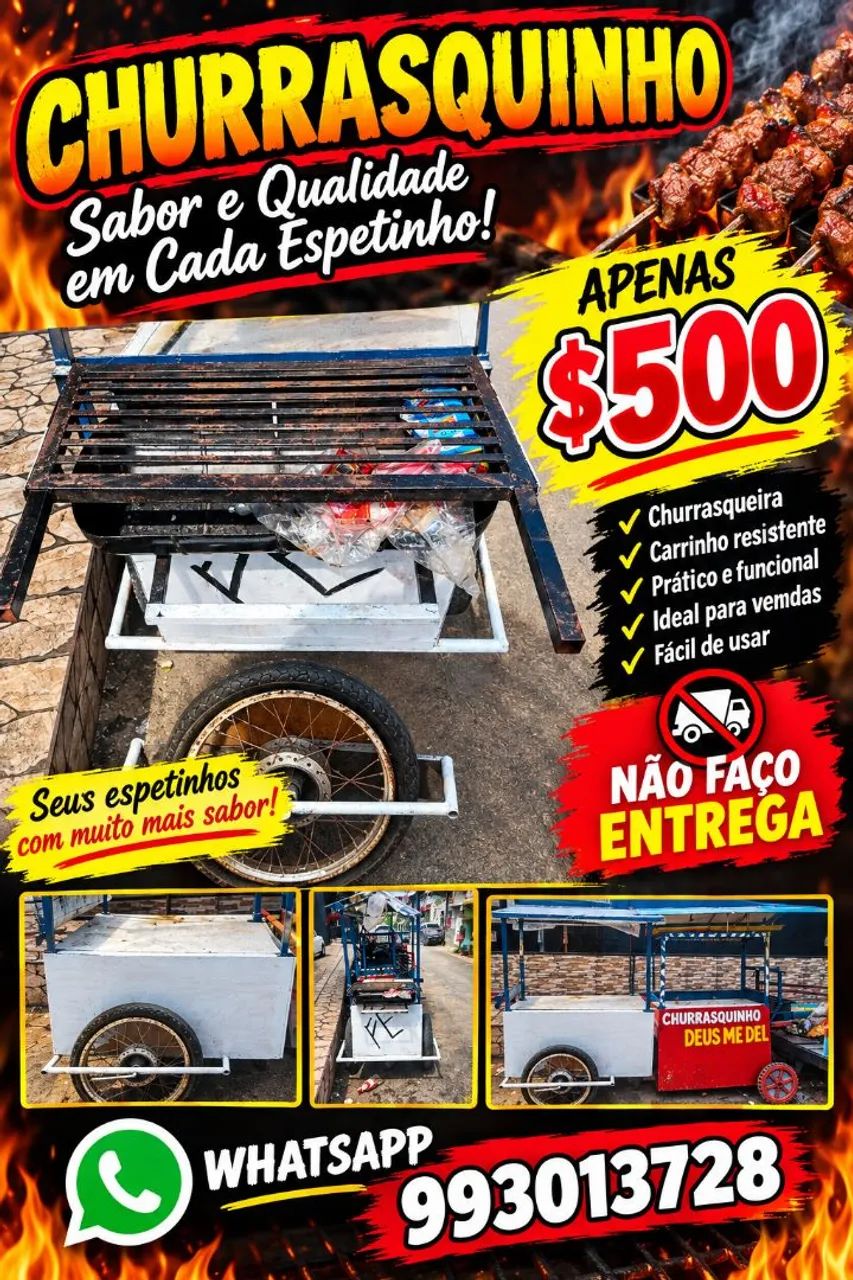 Carrinho de churrasco 
