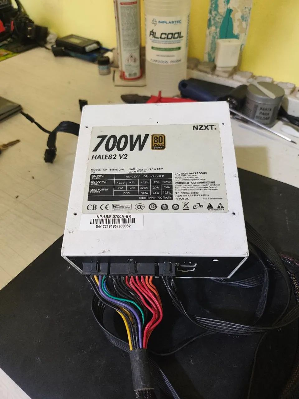 FONTE  NZXT 700W 80 PLUS BRONZE