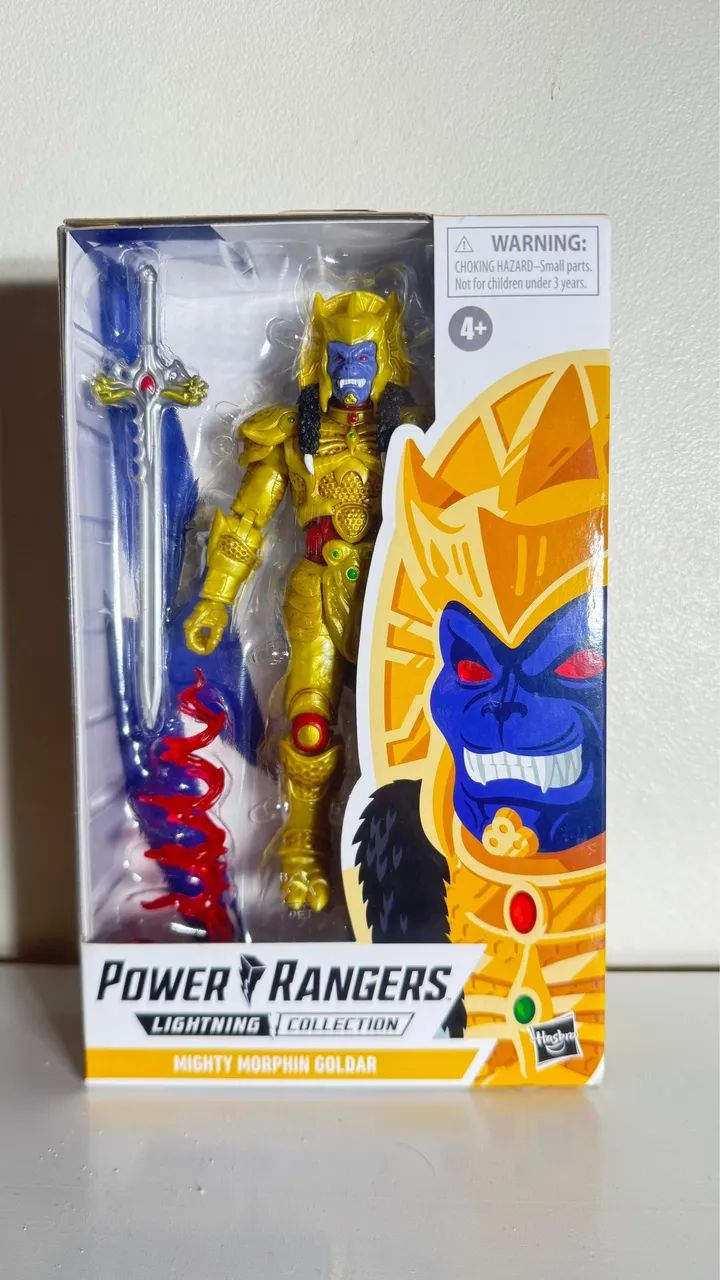 Boneco Power Rangers Lightning Collection - Mighty Morphin Goldar (Hasbro) - Novo