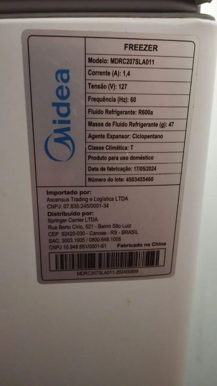 Freezer Midea 110 litros  - Foto 3