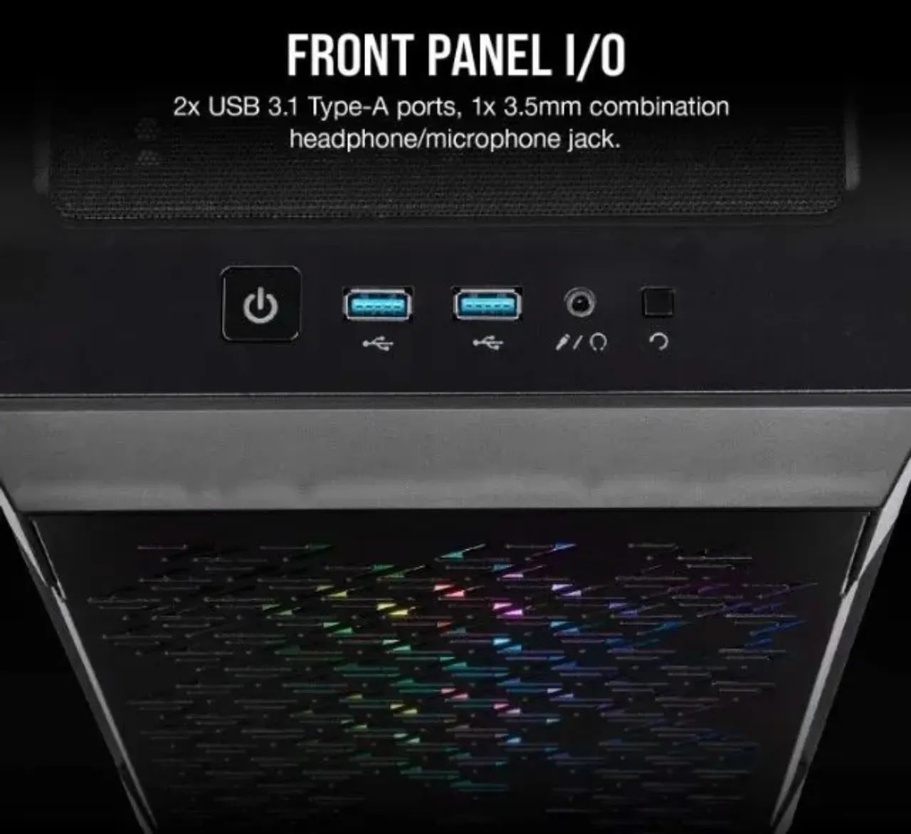 Corsair iCUE 220T RGB Airflow! com 6 FANS RGB - Foto 5