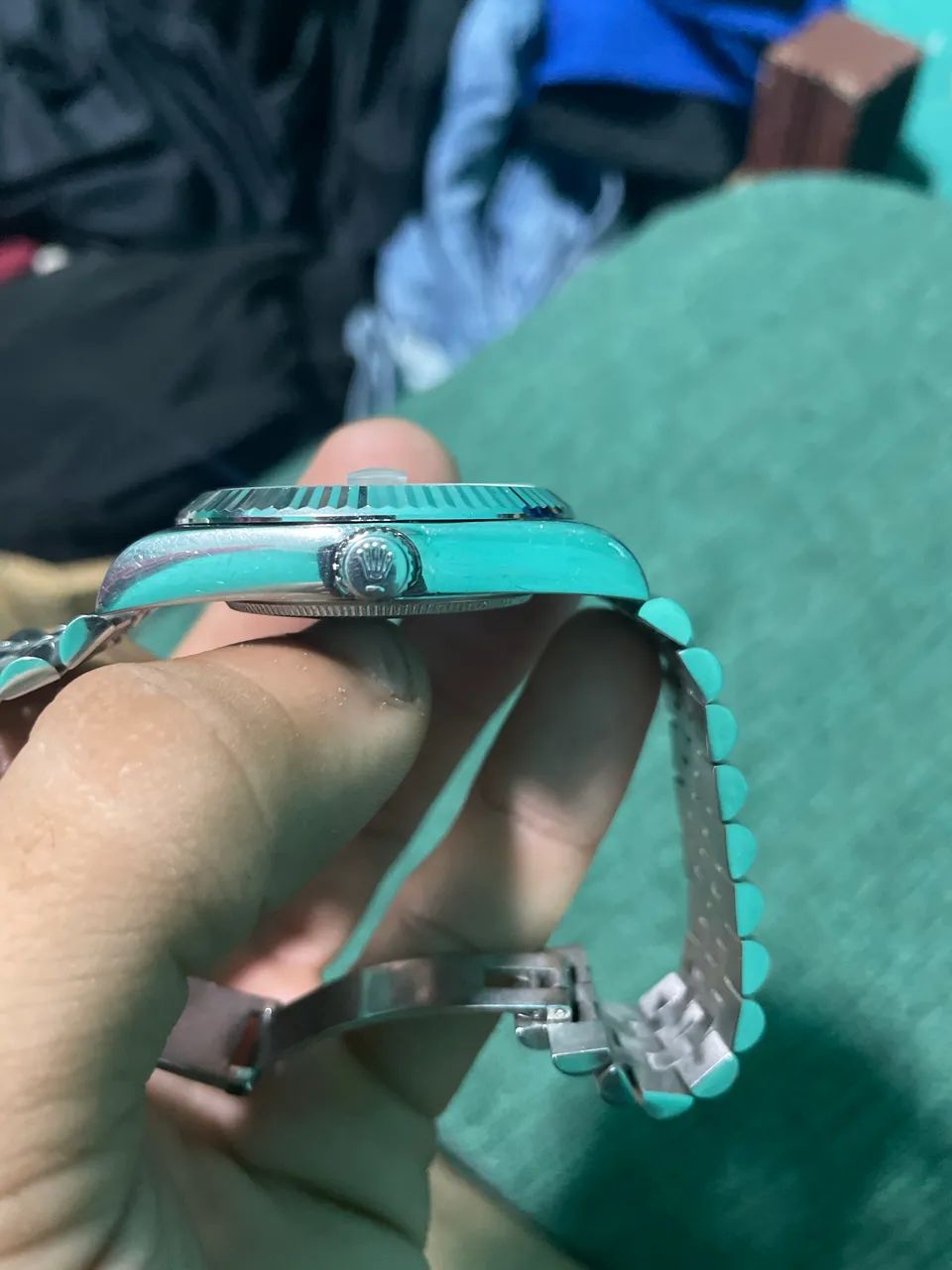 rolex oyster perpetual date just - Foto 4