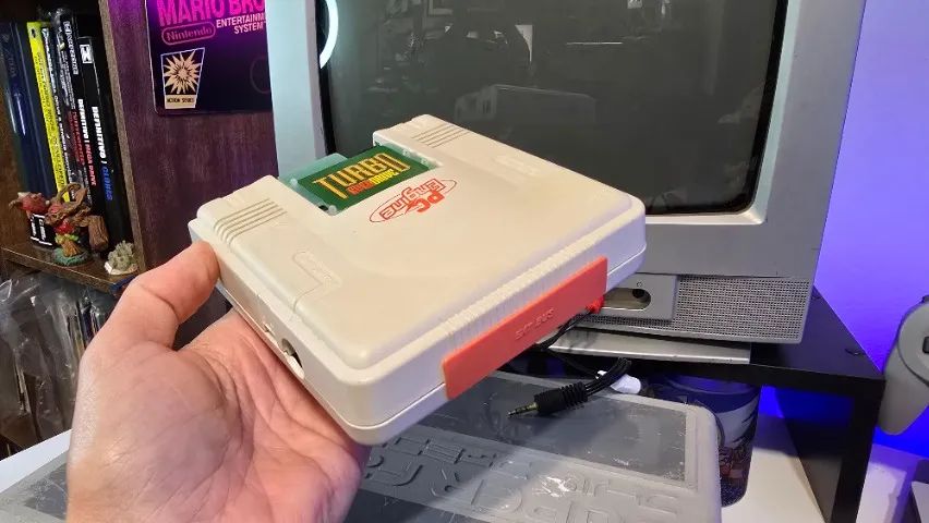 PC Engine NEC funcionando 100% + controle + Flashcart/everdrive + adaptador componente - Foto 3