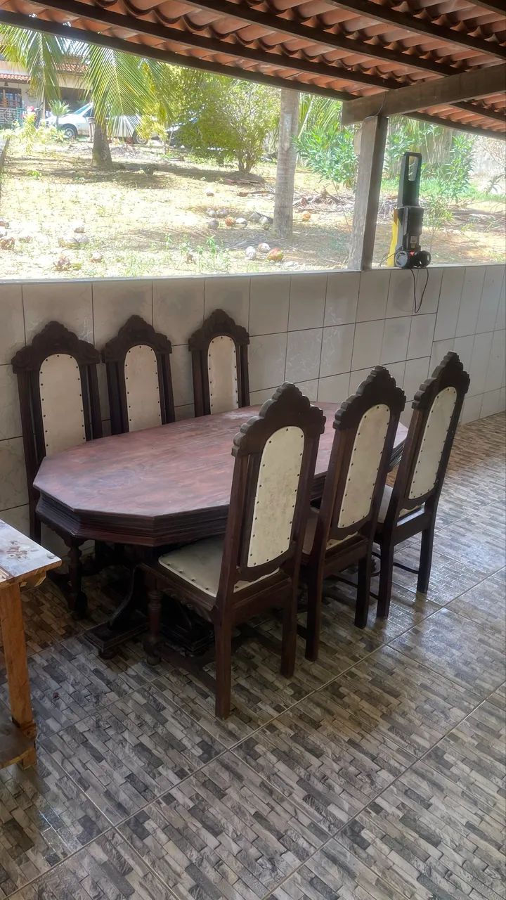 Mesa com 4 cadeiras colonial - Foto 4