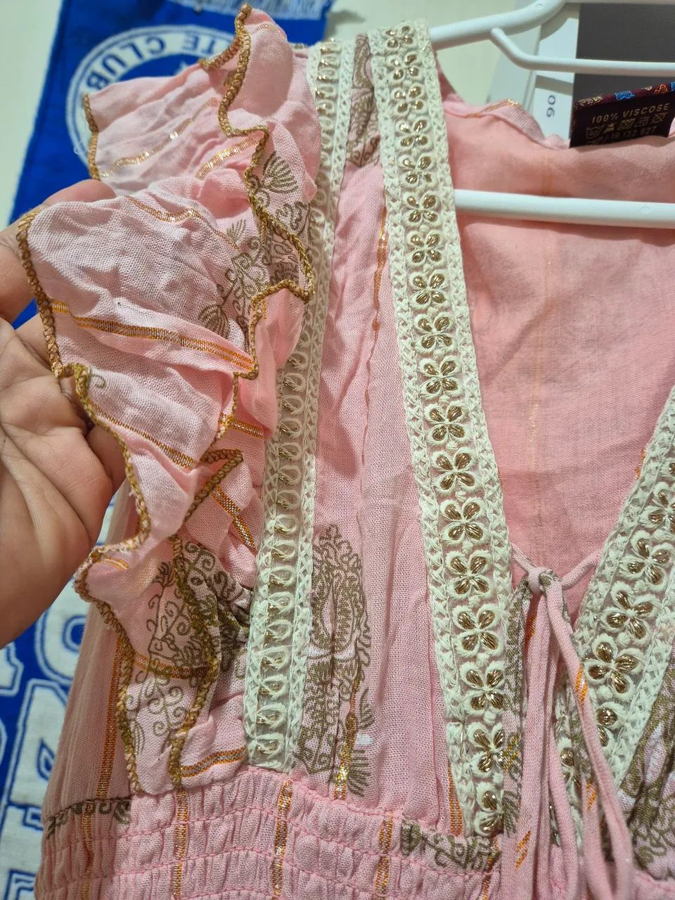 Vestido Indiano novo (nunca usado) - Foto 3