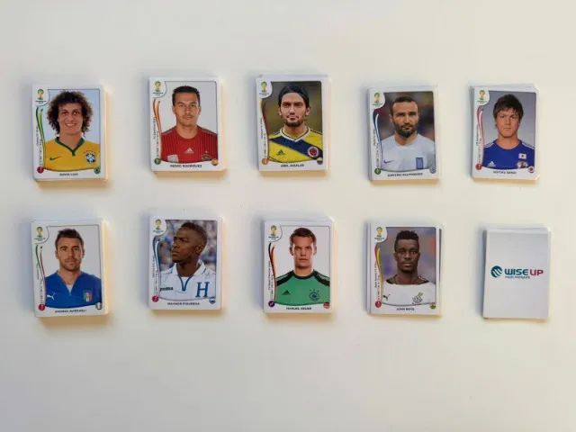 Lote de Figurinhas Copa do Mundo 2014