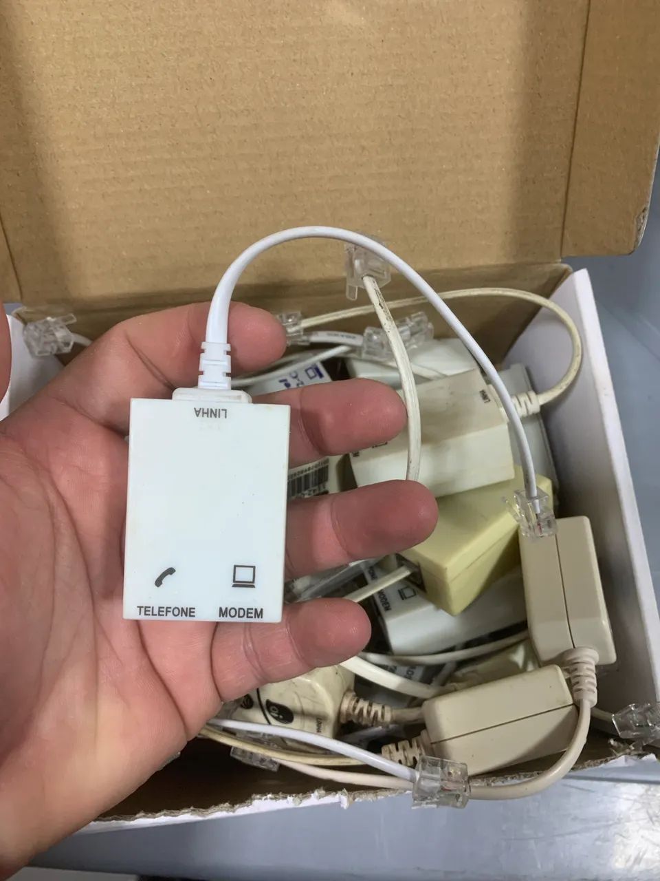 Kit Spliter ADSL com rabicho - Foto 5