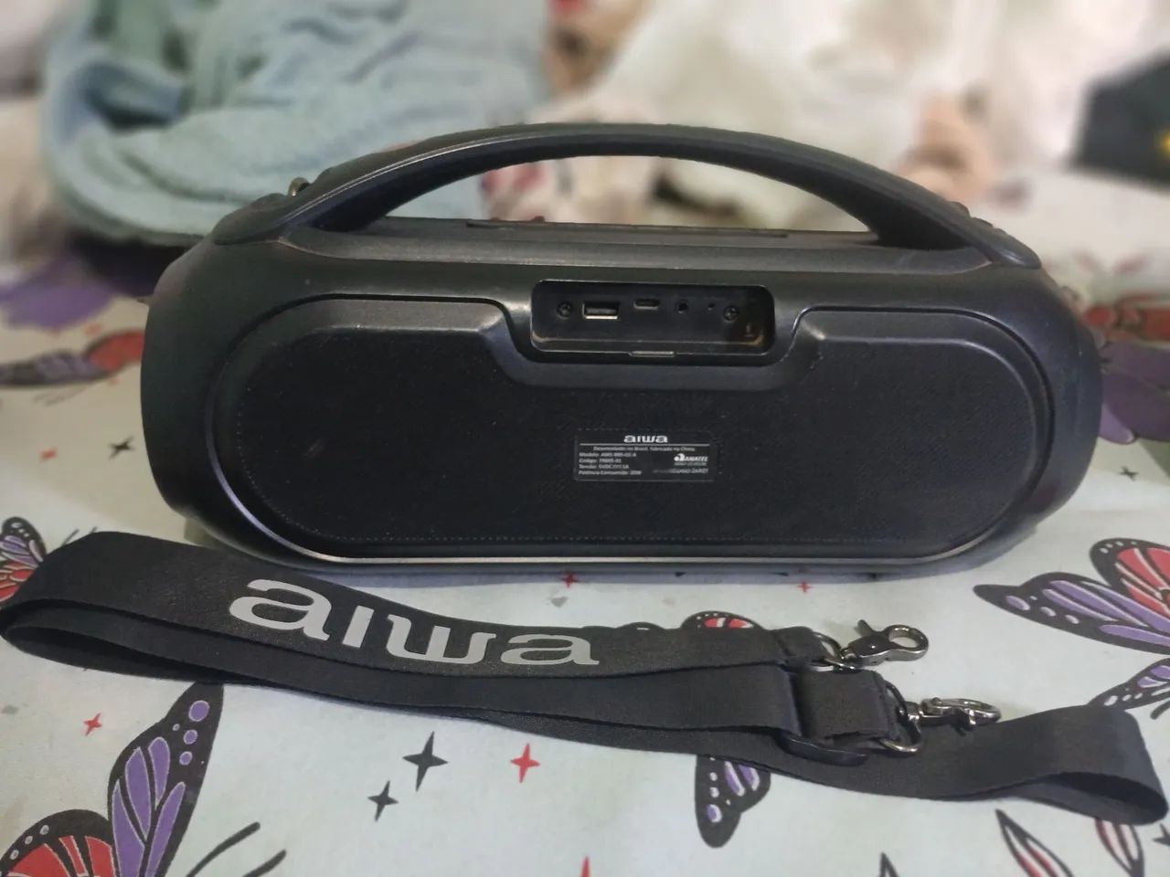 Caixa de som boombox aiwa  - Foto 5