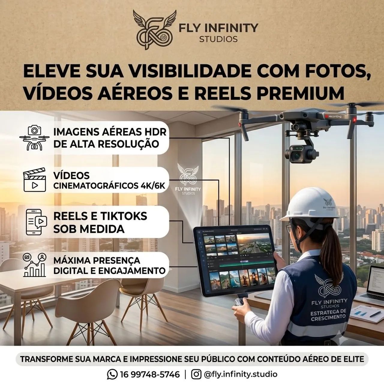 Imagens aéreas (Drone)