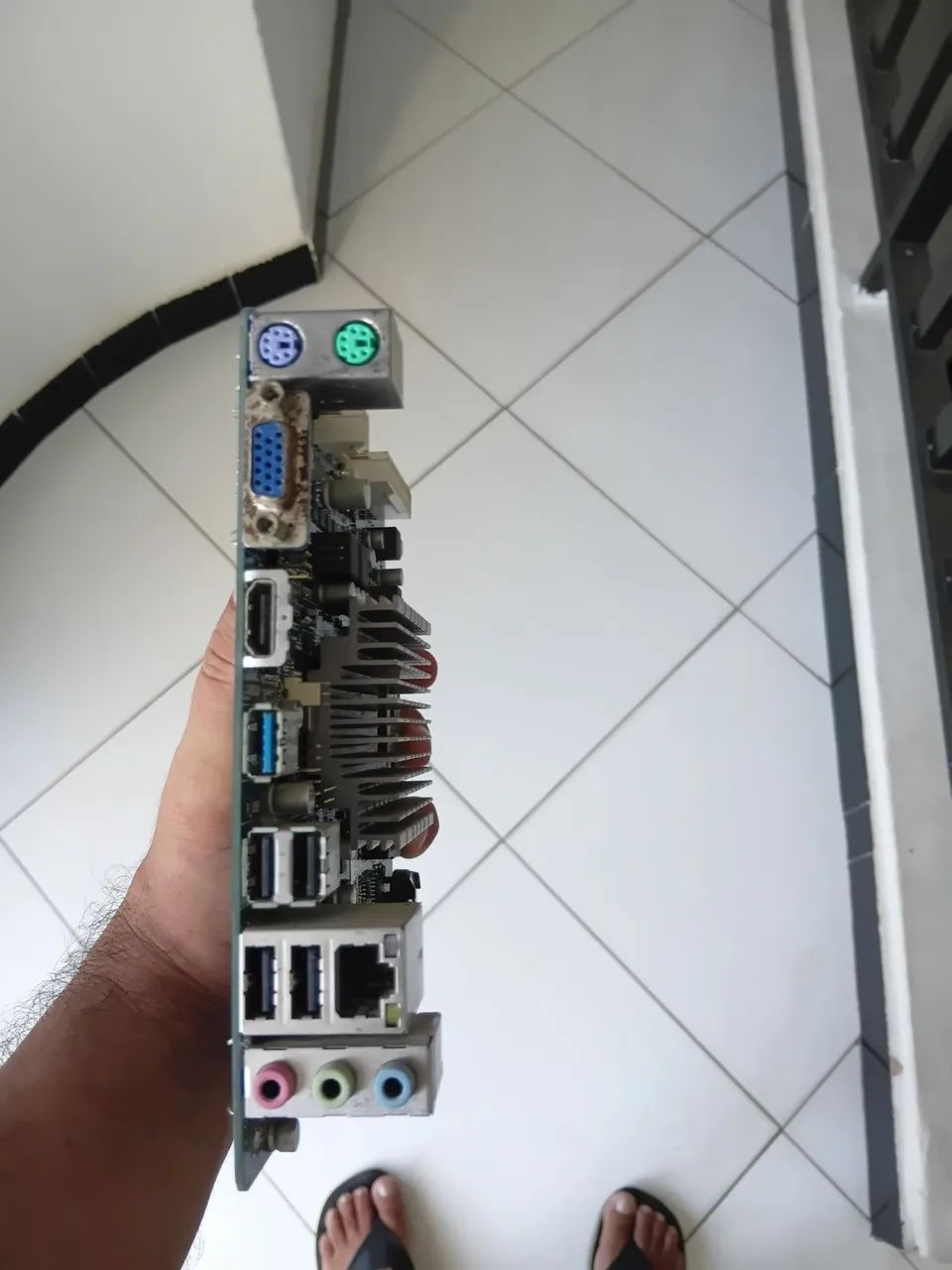 Placa-mãe com processador e memória ram - Foto 2