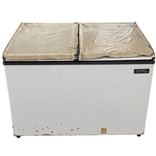 Freezer horizontal Esmaltec 400L duas portas