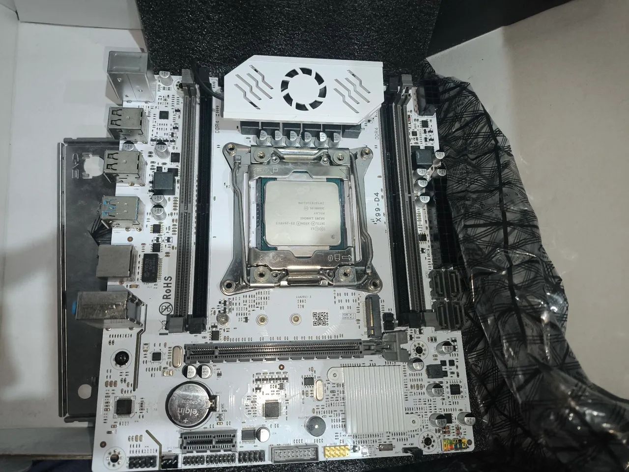 Kit placa mãe + processador + Air cooler