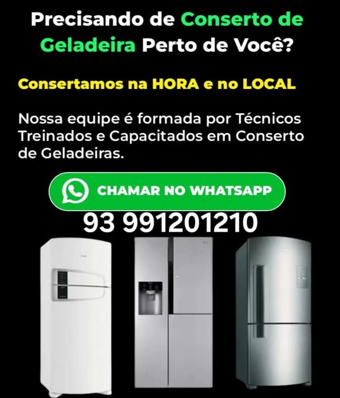 Refrigeração á domicílio 