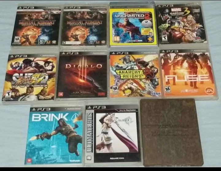 Jogos PS3 3 por 130,00. - Jogos de Vídeo Game - São João Batista
