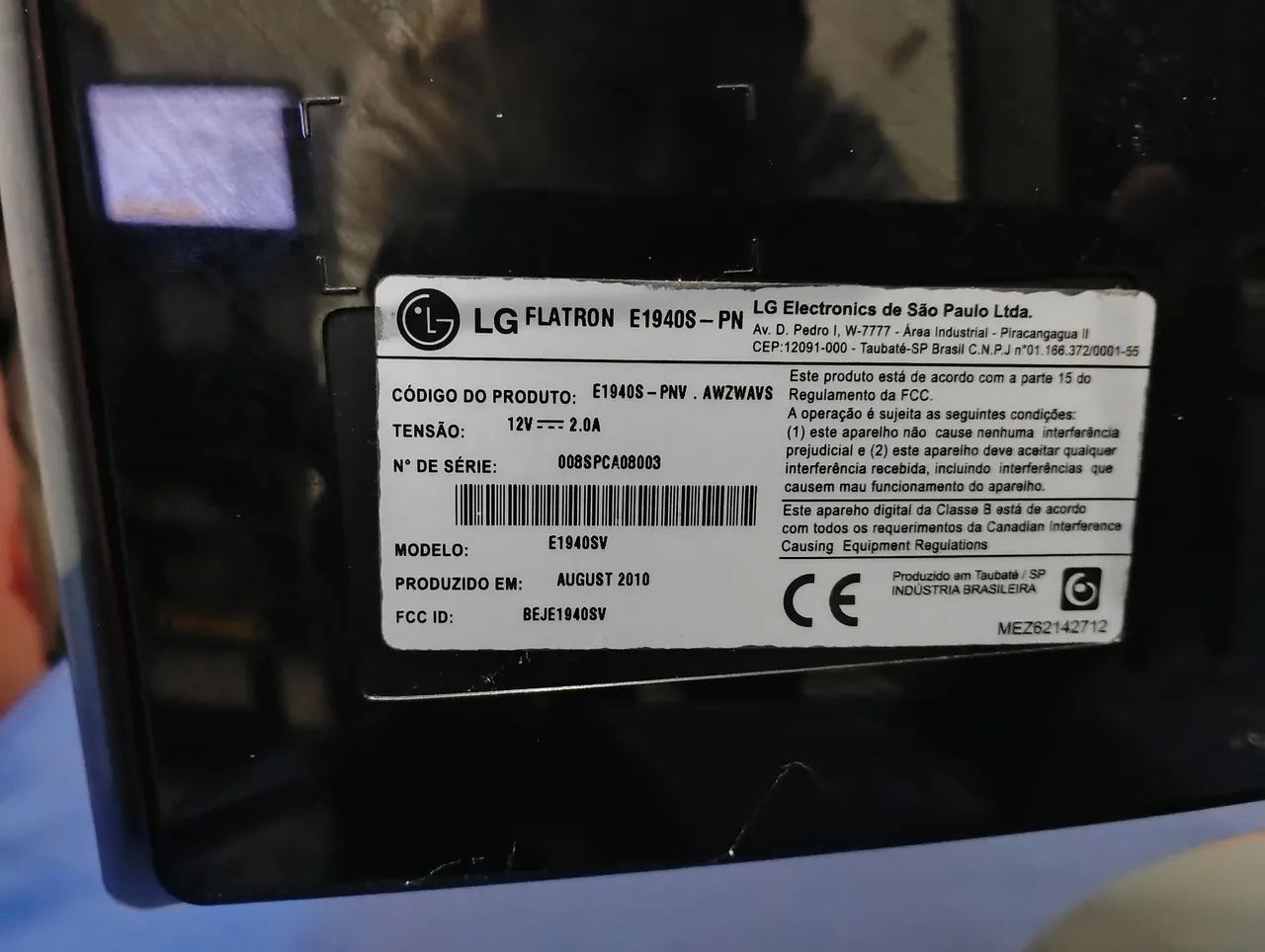 Monitor de 19 polegadas da LG E1940 - Foto 3