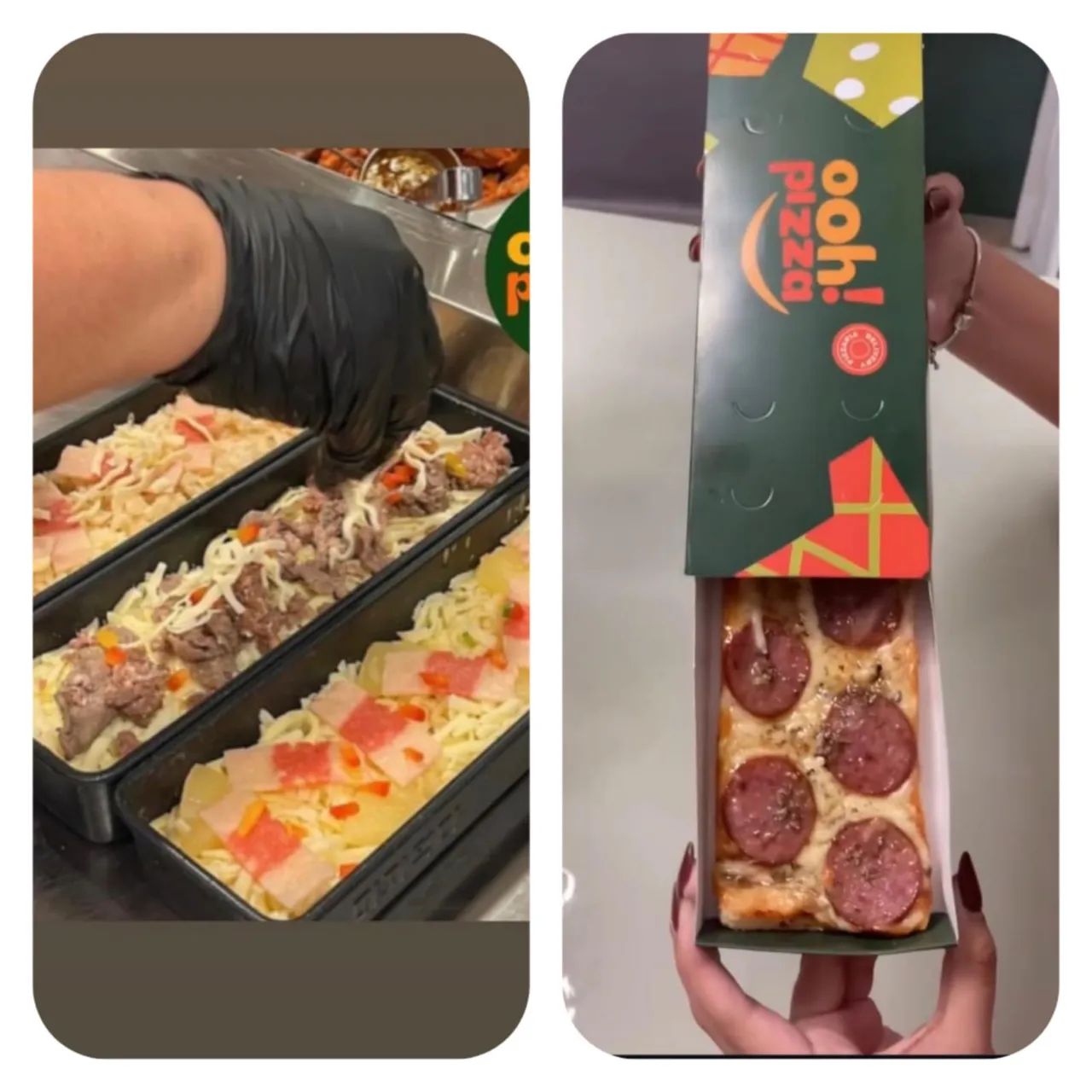 Caixa de pizza retangular  - Foto 2