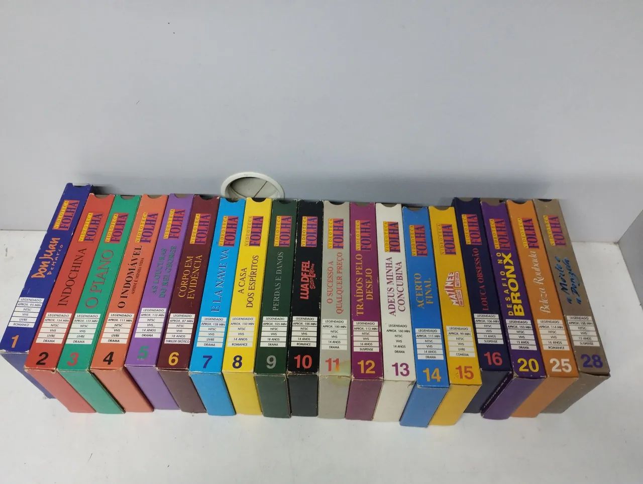 19 fitas VHS folha videoteca - CDs, DVDs etc - Imirim, São Paulo