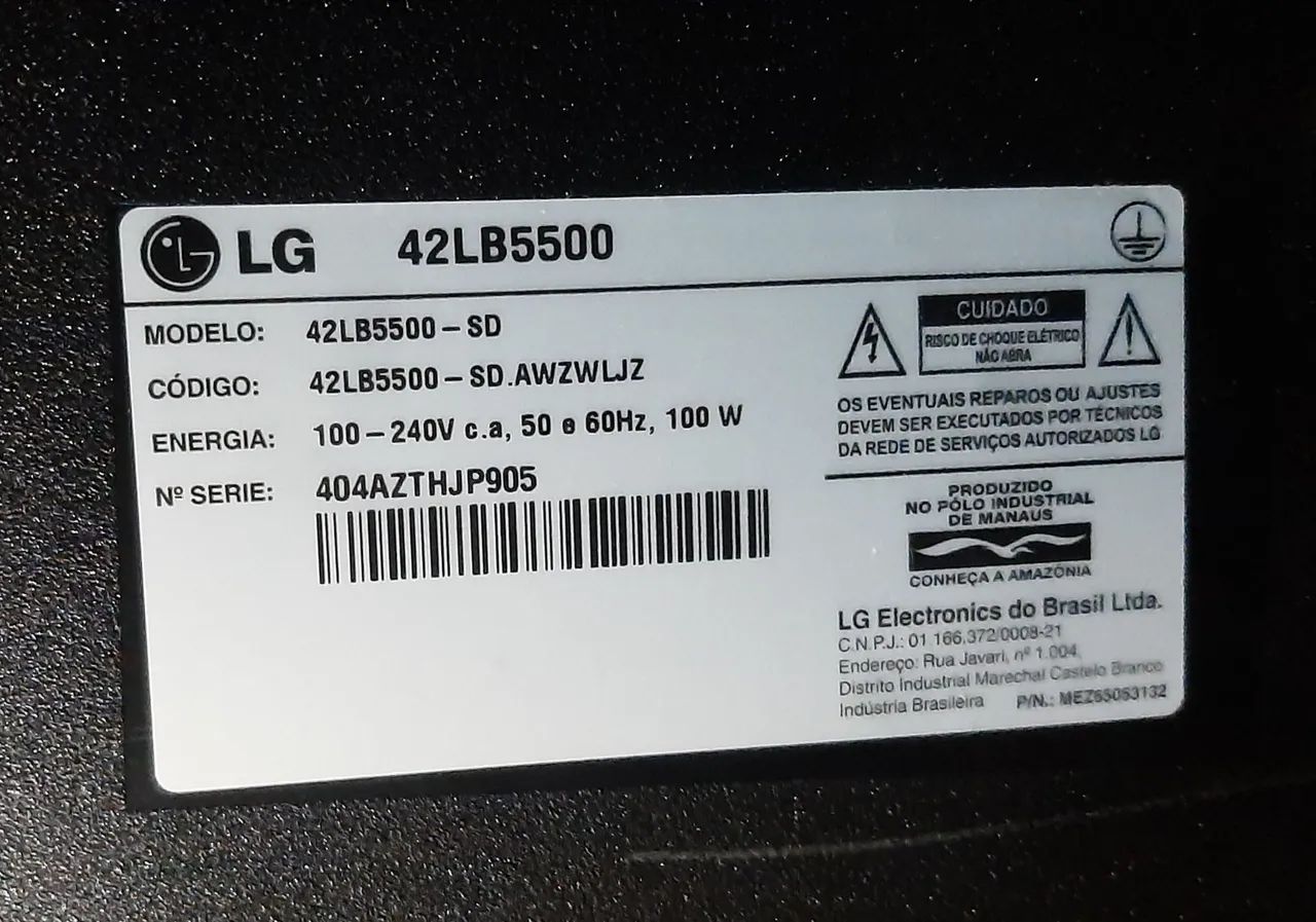 TV LG 42" POLEGADAS 42LB5500 - Foto 3
