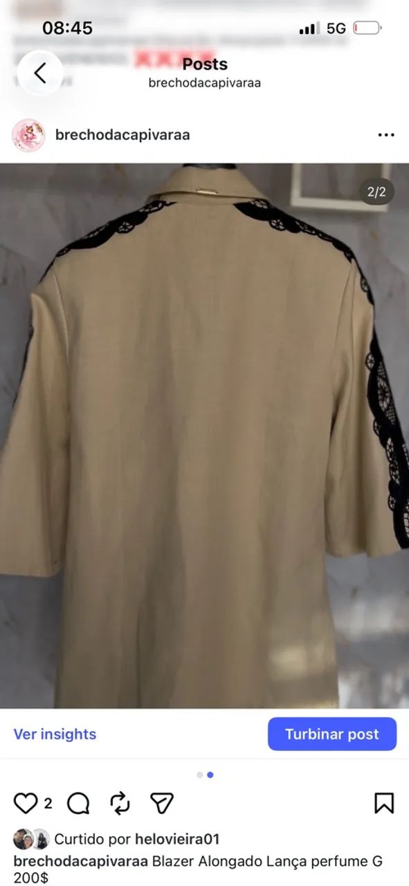 Blazer lança perfume  - Foto 2